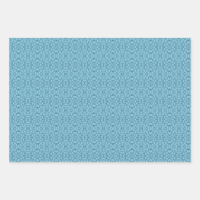 Hoja De Papel De Regalo Turquesa (Anverso)