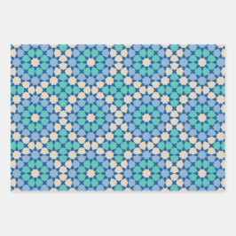Hoja De Papel De Regalo Turquoise Tranquility pattern
