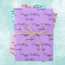 Tus palabras con su nombre regalo de cumpleaños