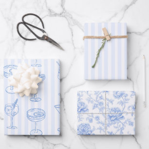 Hoja De Papel De Regalo Último Brindis en la Fiesta de Despedida de Solter