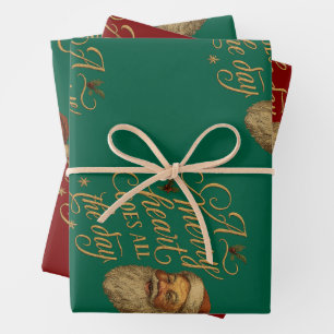 Hoja De Papel De Regalo Un corazón alegre va todo el día