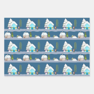 Hoja De Papel De Regalo Un día de invierno