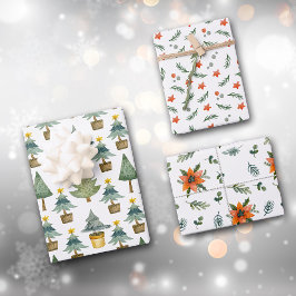 Hoja De Papel De Regalo Un patrón de Navidades de Higge