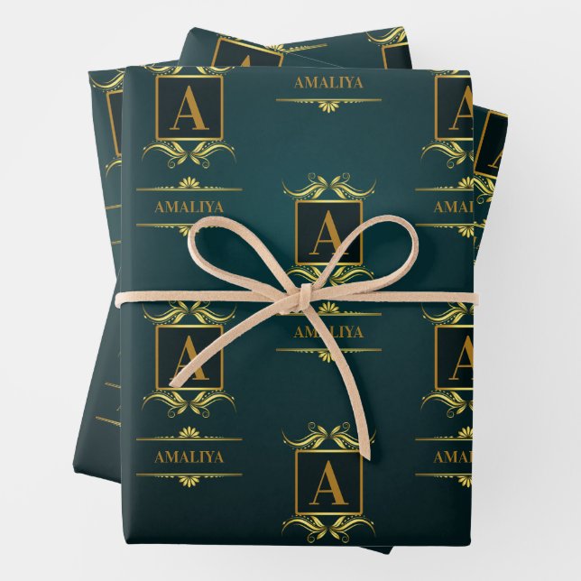 Hoja De Papel De Regalo Un personalizado simple, personalizado y único en  (In situ)