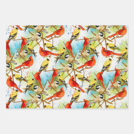 Hoja De Papel De Regalo Un rebaño de plumas