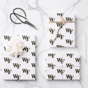 Hoja De Papel De Regalo Universidad Wake Forest   WF