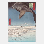 Hoja De Papel De Regalo Utagawa Hiroshige - Fukagawa Susaki y Jumantsubo<br><div class="desc">Llanura de Jumantsubo en Fukagawa Susaki - Número 107 de la serie Cien famosas vistas desde Edo - Hiroshige Utagawa,  impresión a color de bloques de madera,  1857.</div>