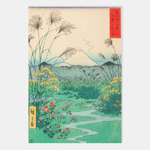 Hoja De Papel De Regalo Utagawa Hiroshige - Llanura de Otsuki en la provin