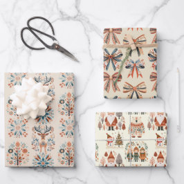 Hoja De Papel De Regalo Vacaciones escandinavas