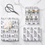 Hoja De Papel De Regalo Vacaciones judías de la ciudad de Nueva York Hanuk<br><div class="desc">Las hojas de papel envueltas presentan un ilustracion original de los monumentos clásicos de la ciudad de Nueva York "vestidos" para la festividad judía de Hanukkah. También hay diseños disponibles en otros productos. En esta tienda también hay muchos ilustraciones temáticos. ¿No ves lo que estás buscando? ¿Necesita ayuda con la...</div>