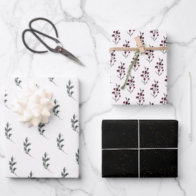 Hoja De Papel De Regalo Vacaciones rusas de invierno (Anverso)