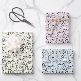 Hoja De Papel De Regalo Vacas de Comedia Divirtiéndose!