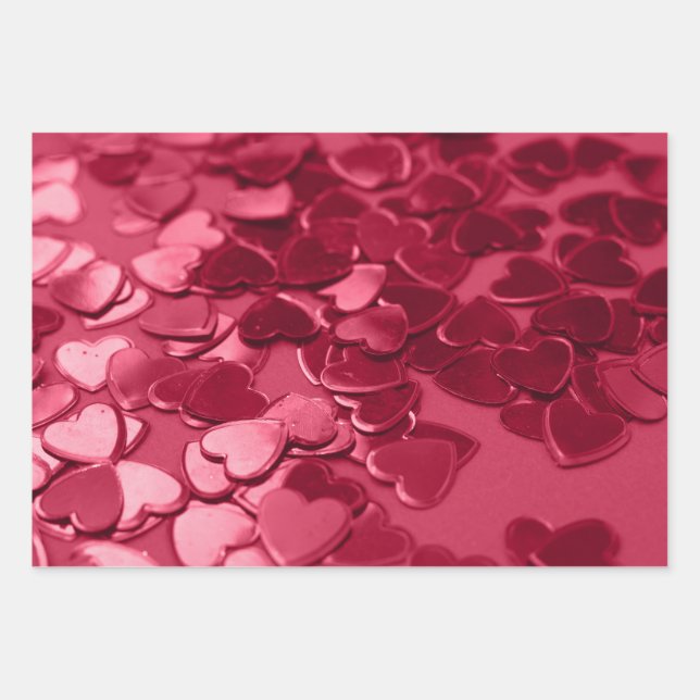 Hoja De Papel De Regalo Valentine's Wrapping Paper  (Anverso)