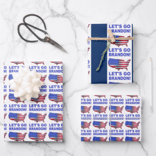 HOJA DE PAPEL DE REGALO VAMOS A BRANDON