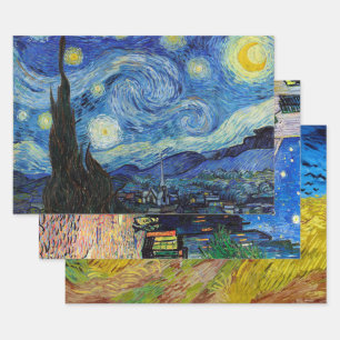 Hoja De Papel De Regalo Van Gogh, Paisaje