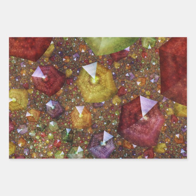 Hoja De Papel De Regalo Variaciones canalizadas (Anverso)