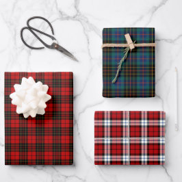 Hoja De Papel De Regalo Variaciones de Clan Brodie Tartan