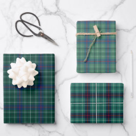 Hoja De Papel De Regalo Variaciones de Clan Duncan Tartan