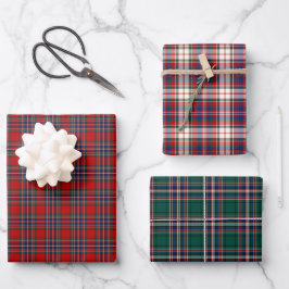 Hoja De Papel De Regalo Variaciones de Clan MacFarlane Tartan