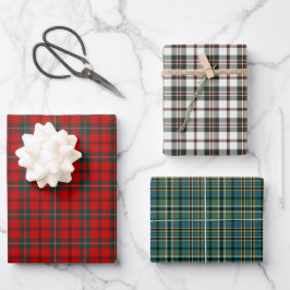 Hoja De Papel De Regalo Variaciones de Clan Scott Tartan