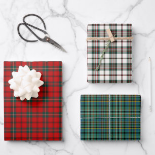 Hoja De Papel De Regalo Variaciones de Clan Scott Tartan