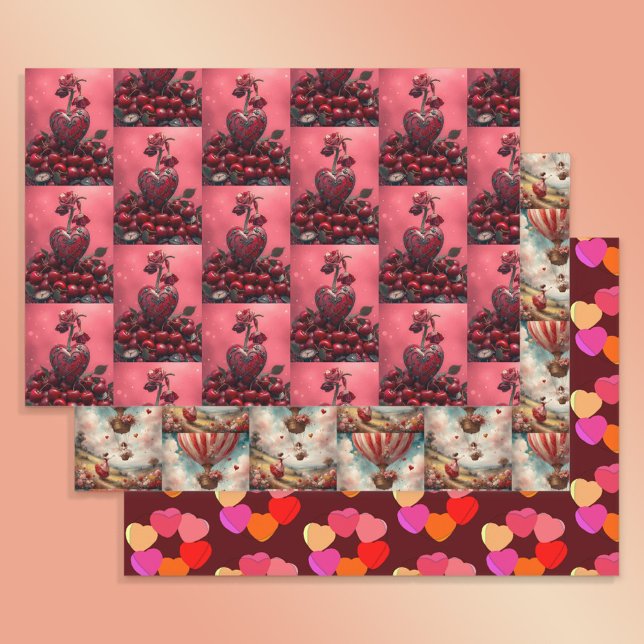 Hoja De Papel De Regalo Variedad 24A de San Valentín (Subido por el creador)