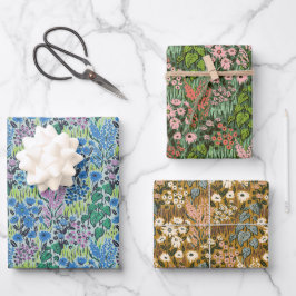 Hoja De Papel De Regalo Variedad de jardín silvestre
