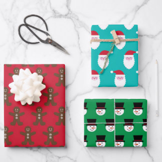 Hoja De Papel De Regalo Variedad de navidades