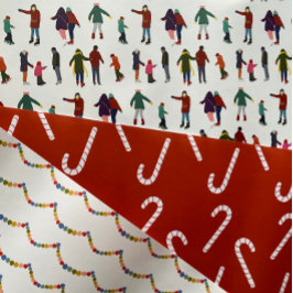 Hoja De Papel De Regalo Variedad de Navidades ilustrados