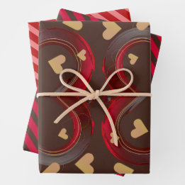 Hoja De Papel De Regalo Variedad de San Valentín