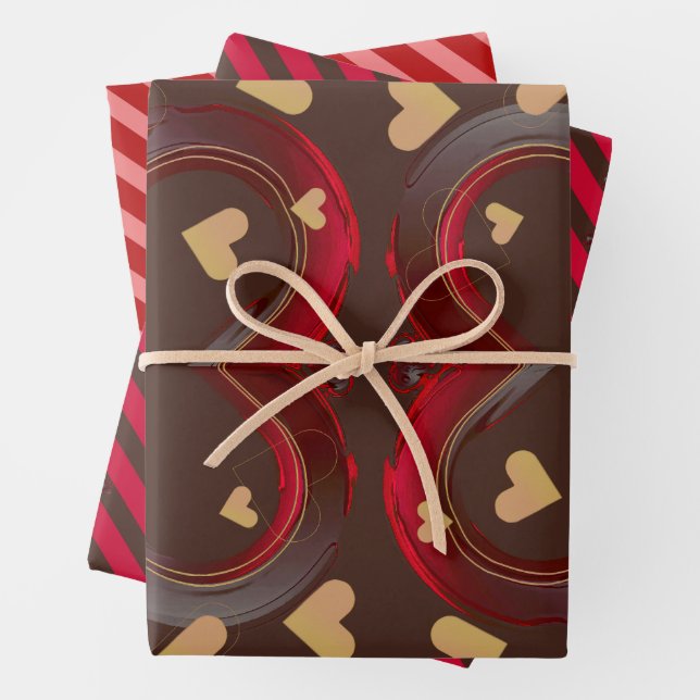Hoja De Papel De Regalo Variedad de San Valentín (In situ)