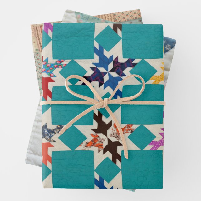 Hoja De Papel De Regalo Varios diseños de tejido (In situ)