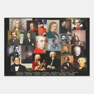 Hoja De Papel De Regalo Veintiún Maestros