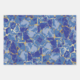 Hoja De Papel De Regalo Vena de Oro Kintsugi