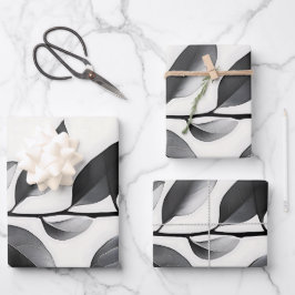 Hoja De Papel De Regalo Venas de simplicidad