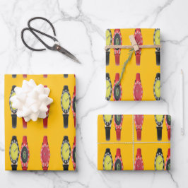 Hoja De Papel De Regalo VER El Tiempo Amarillo
