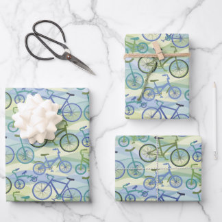 Hoja De Papel De Regalo Verde azul