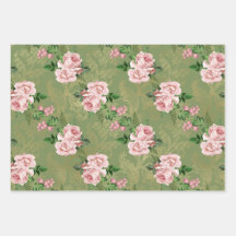 Verde y oro con rosas rosas rosas rosas