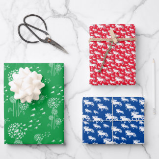 Hoja De Papel De Regalo verschiedene Tölter 3 Farben