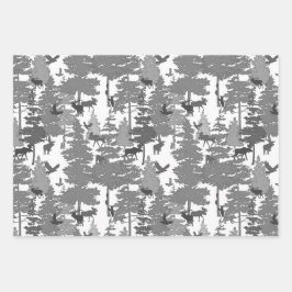 Hoja De Papel De Regalo Vida silvestre de los bosques