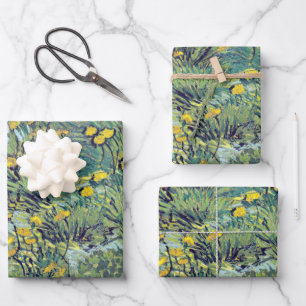 Hoja De Papel De Regalo Vincent van Gogh Dandelion Poster