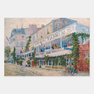 Hoja De Papel De Regalo Vincent van Gogh - El restaurante de la Sirene
