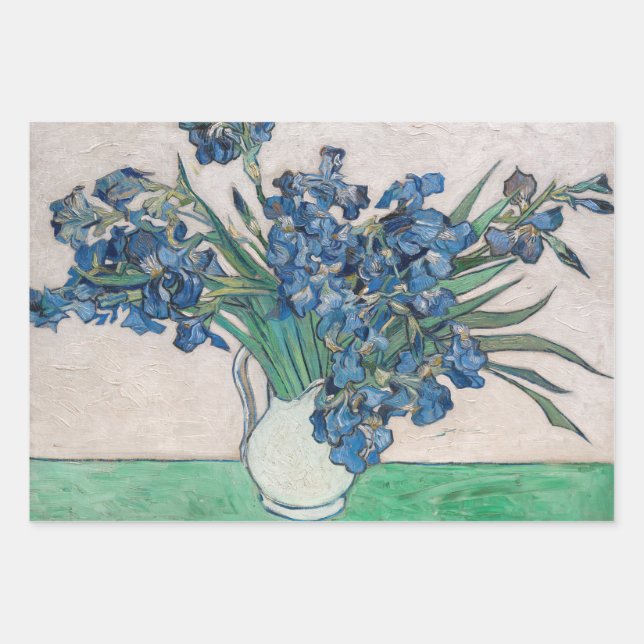 Hoja De Papel De Regalo Vincent van Gogh - Irises (Anverso)