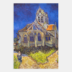 Hoja De Papel De Regalo Vincent van Gogh - La Iglesia de Auvers