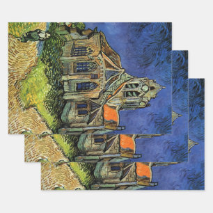 Hoja De Papel De Regalo Vincent van Gogh - La Iglesia de Auvers