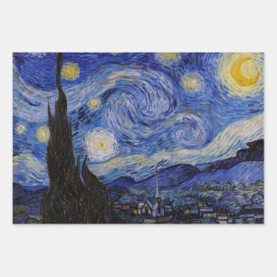 Hoja De Papel De Regalo Vincent Van Gogh - La noche estrellada