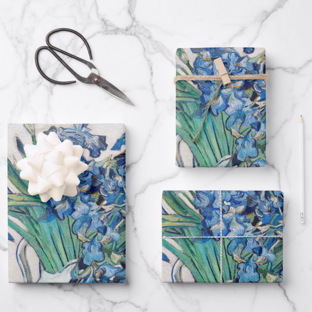 Hoja De Papel De Regalo Vincent van Gogh - Naturaleza muerta: jarrón con l (Anverso)