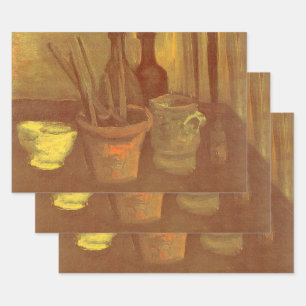 Hoja De Papel De Regalo Vincent van Gogh - Naturaleza muerta Pinceles en u