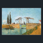 Hoja De Papel De Regalo Vincent van Gogh - Puente Langlois en Arles #3<br><div class="desc">El puente Langlois en Arles - Vincent van Gogh,  Oil on Canvas,  1888,  Arles</div>