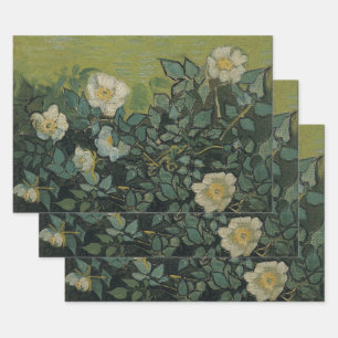 Hoja De Papel De Regalo Vincent van Gogh - Rosas silvestres